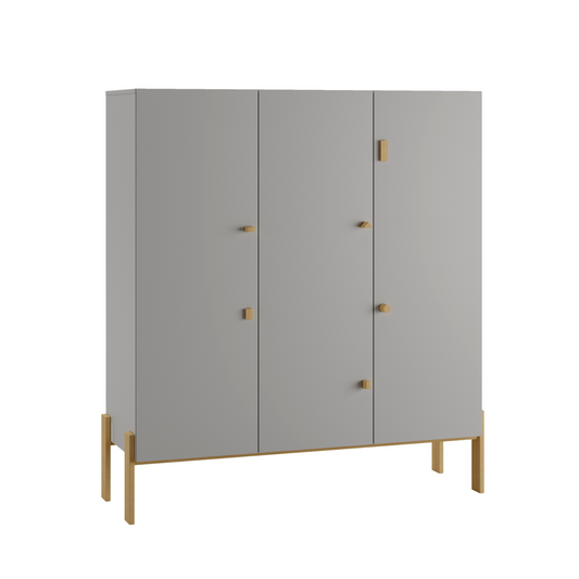 3 durvju skapis ARTY 51/150/155 melamīns - N1 Home