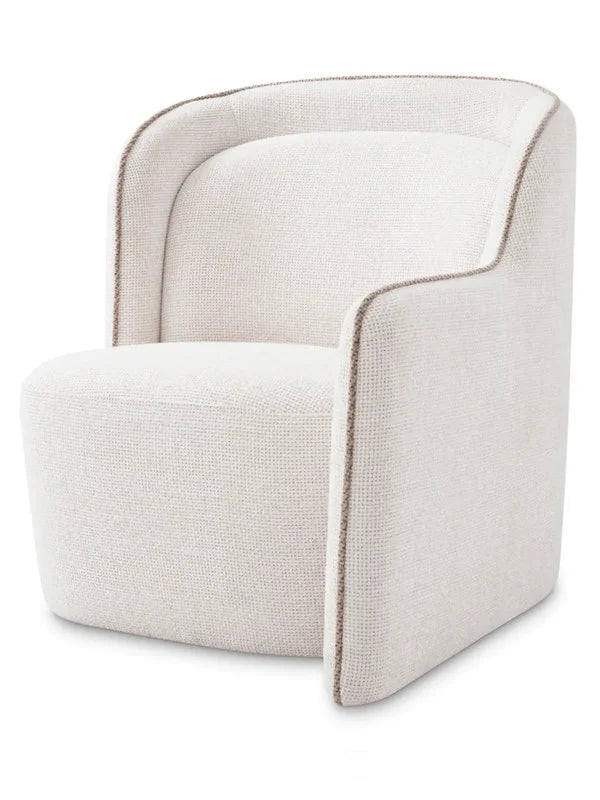 Krēsls Barrier Eichholtz 77/100/82,5 cm Lyssa off-white | lyssa sand - N1 Home