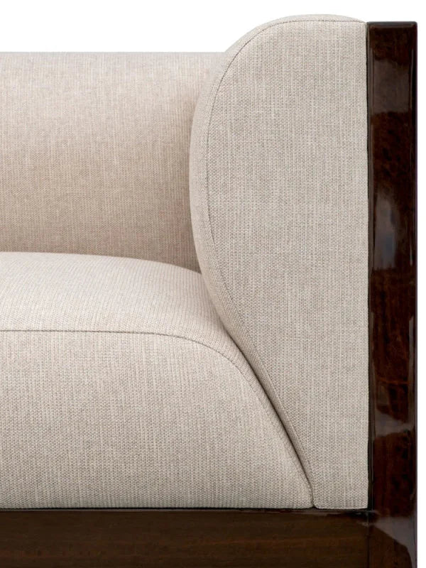 Krēsls Sebastian Eichholtz 105/91/72 cm High gloss eucalyptus veneer | loki natural | swivel base