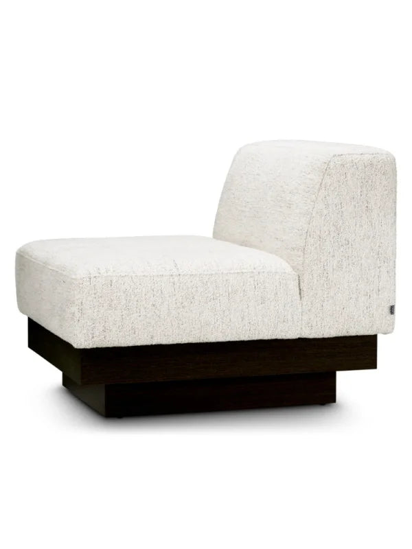 Krēsls Bastion Eichholtz 80/98/77,5 cm Seashell off-white | charcoal veneer base - N1 Home