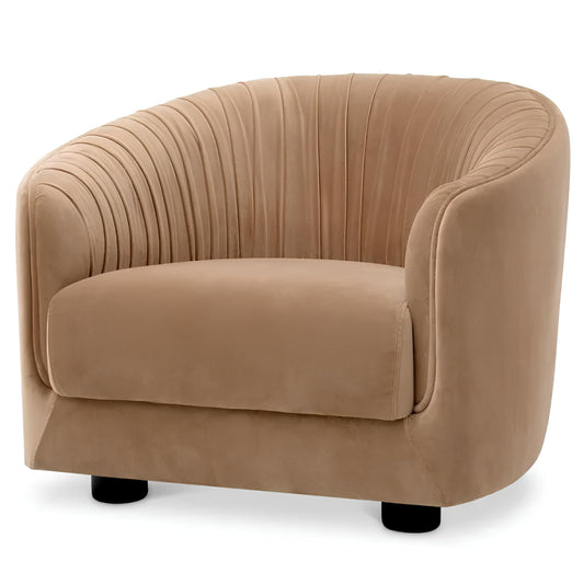 Krēsls Jameson Eichholtz 88/88/64 cm Amaro camel | black feet