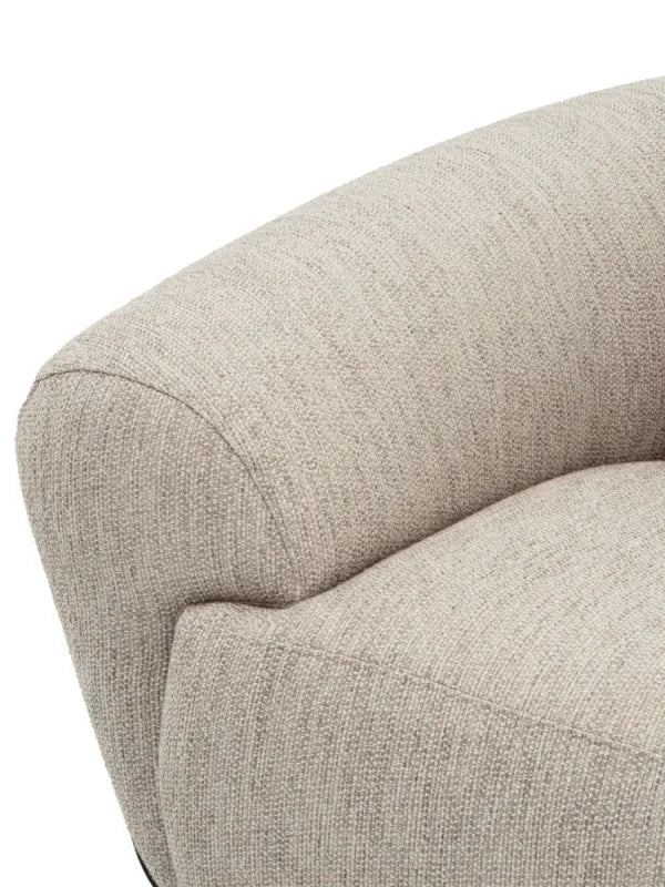 Krēsls Siderno Eichholtz 126/106/73 cm Splendor light grey | black feet - N1 Home