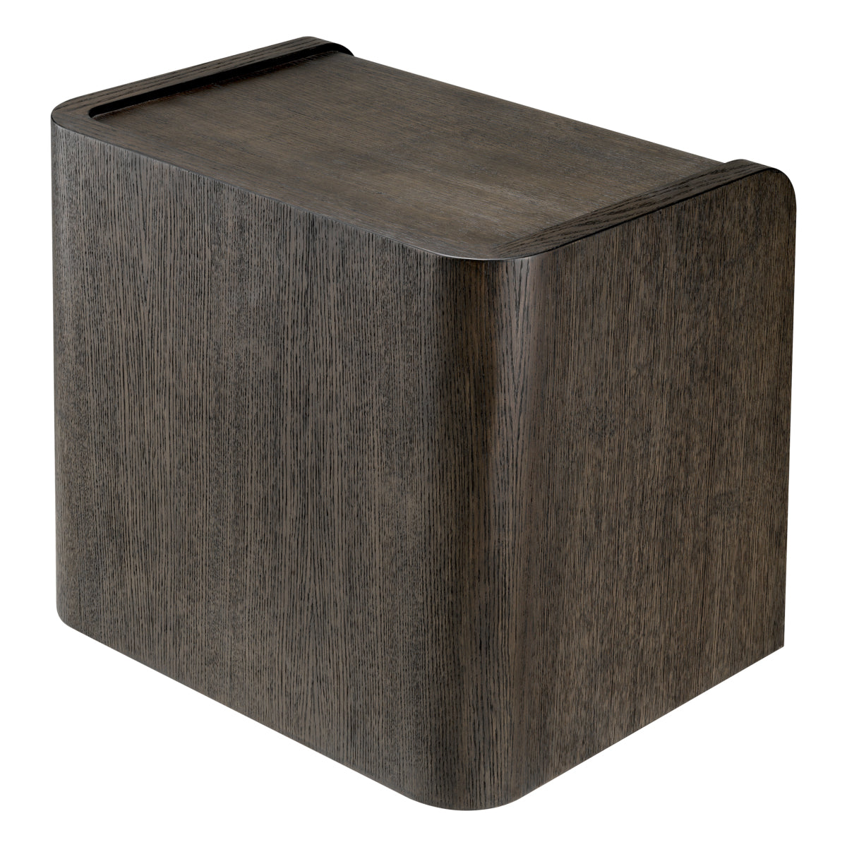 Naktsskapitis Joane Eichholtz 60/49/53 cm Mocha oak veneer/medium bronze finish