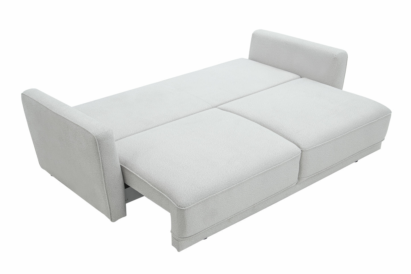 Dīvans Andi 238/104/ 76 - 90 cm gaišī pelēks - N1 Home