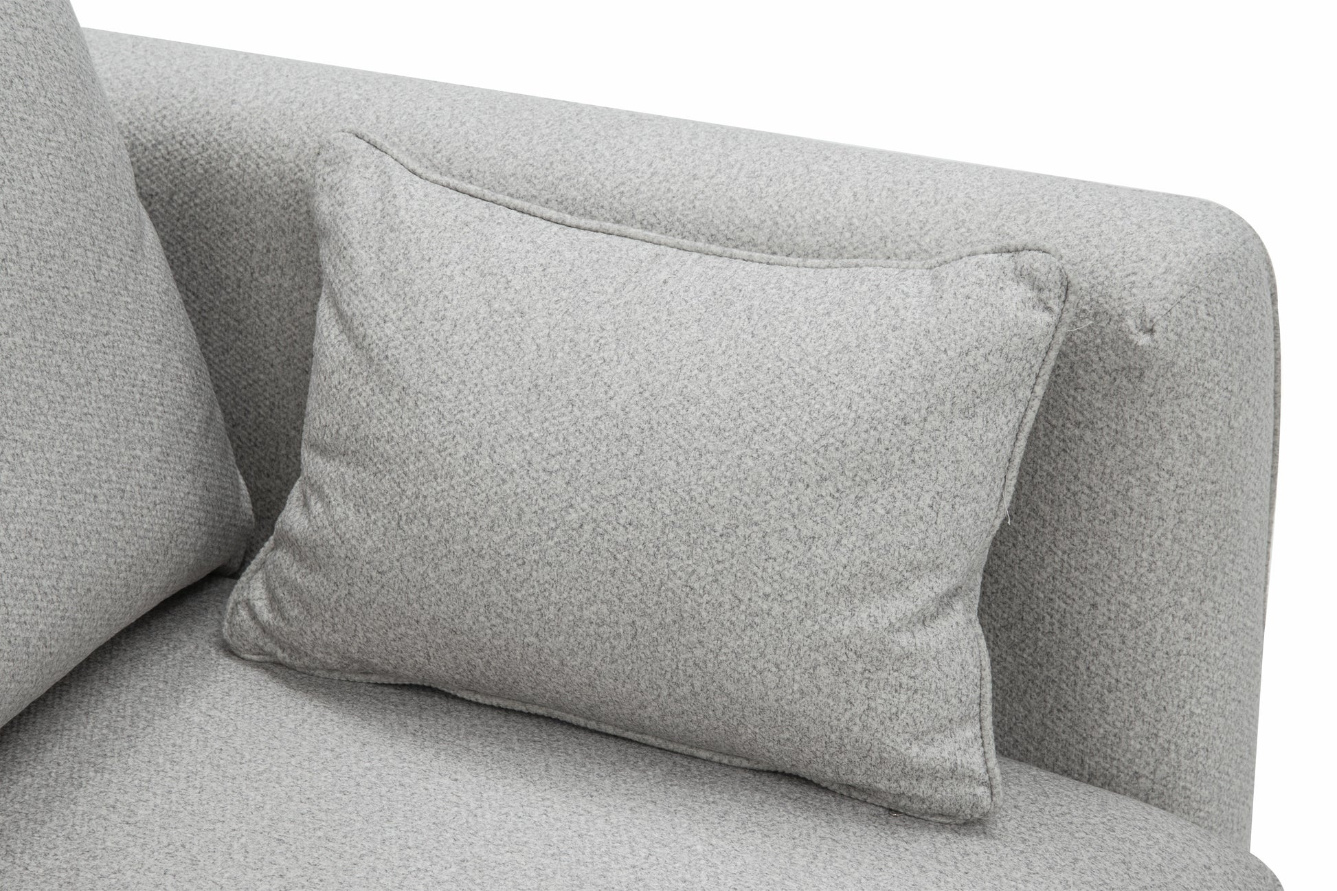 Dīvans Andi 238/104/ 76 - 90 cm gaišī pelēks - N1 Home