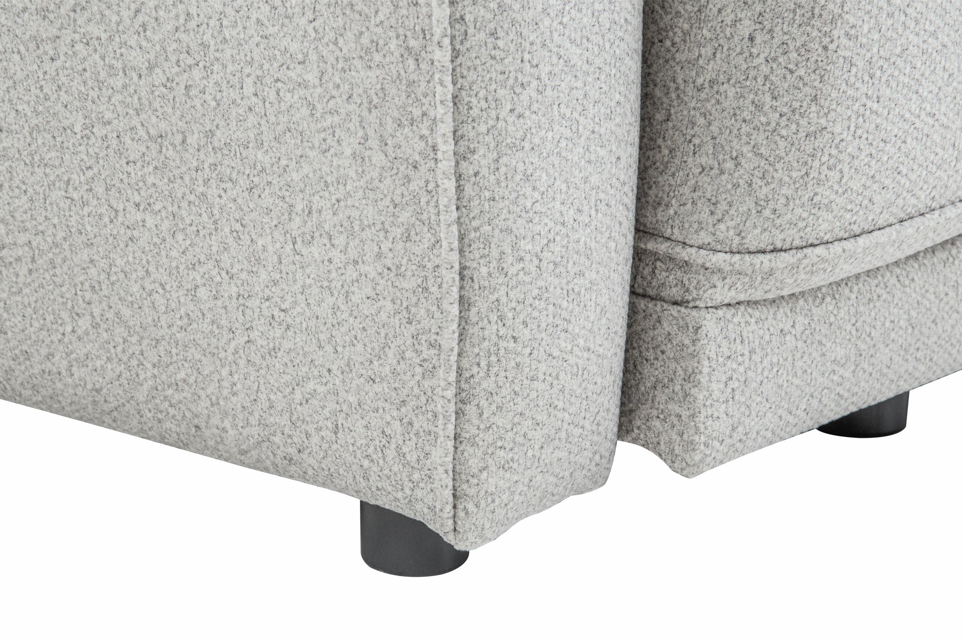 Dīvans Andi 238/104/ 76 - 90 cm gaišī pelēks - N1 Home