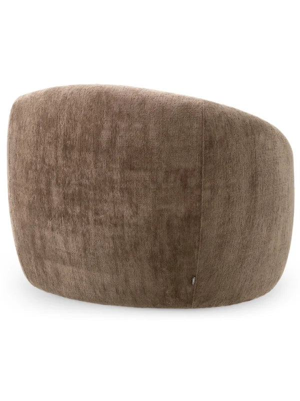 Krēsls Amore Eichholtz 97/91/74 cm Avelin brown | black swivel base