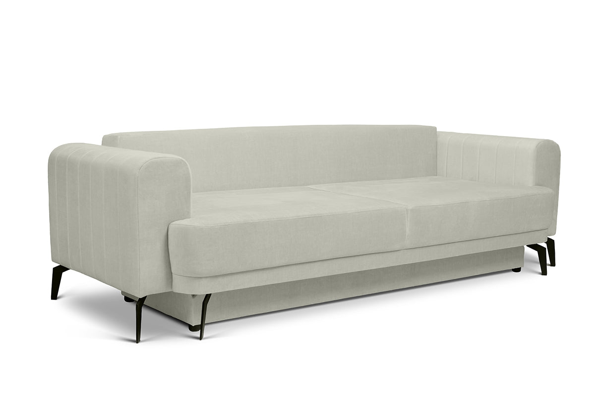 Dīvāns KOMO 250/73-90/100 cm gaiši pelēks - N1 Home