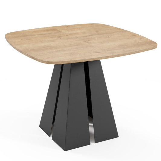 Galds Vig 120 - 196/76 cm zelta craft ozols - N1 Home