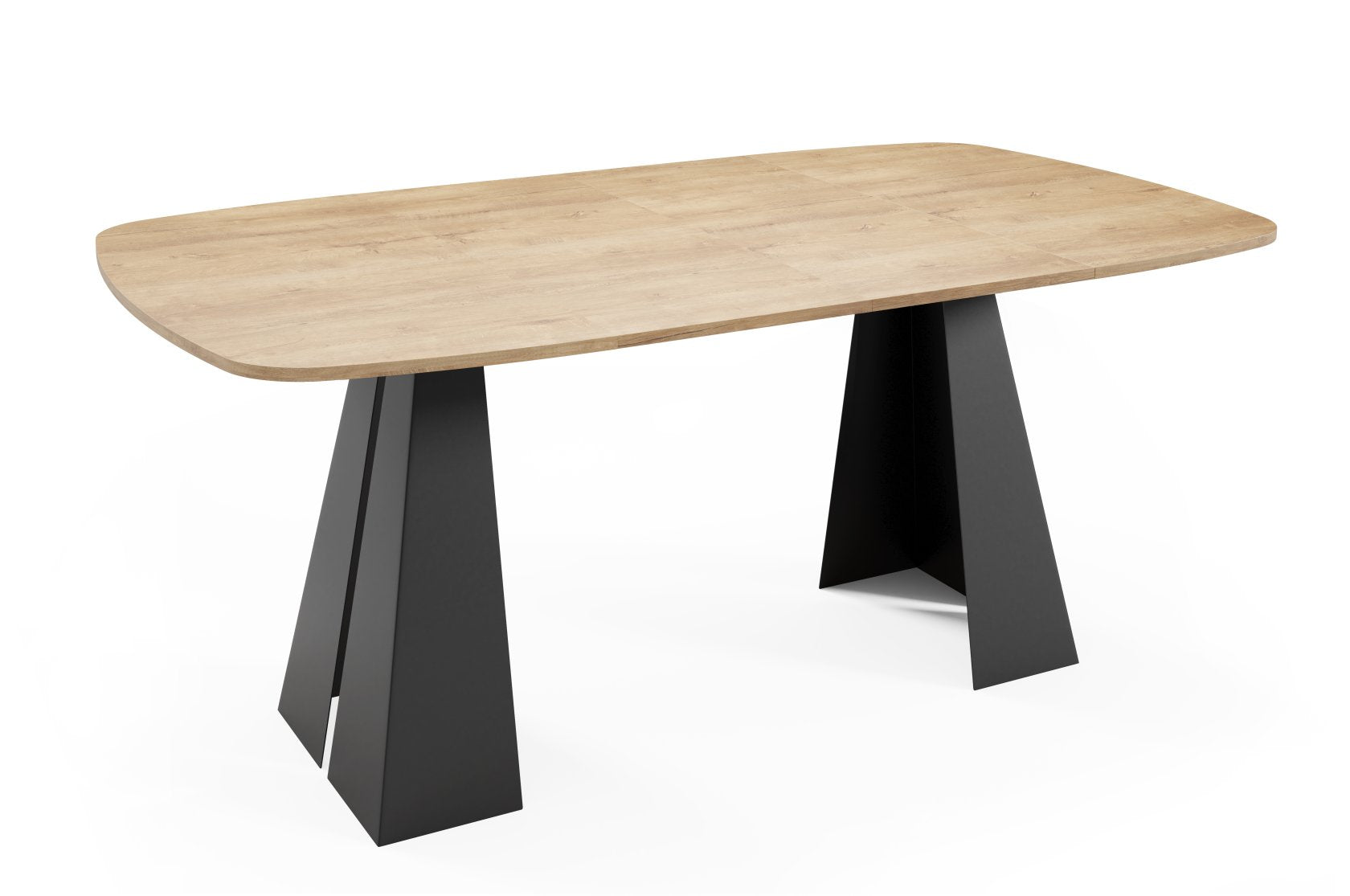 Galds Vig 120 - 196/76 cm zelta craft ozols - N1 Home