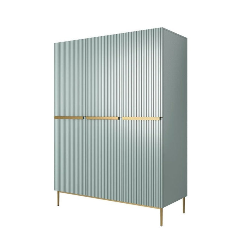 Skapis AUSTIN ar atvilktņas zelta 150/220/62 debesjums zils - N1 Home