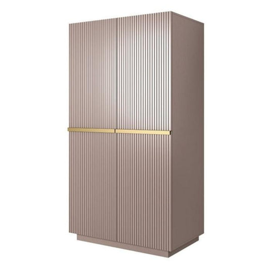 Skapis AUSTIN ar atvilktņas zelta 100/207/62 antik rozā - N1 Home