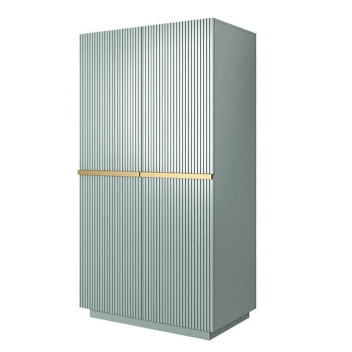 Skapis AUSTIN ar atvilktņas zelta 100/207/62 debesjums zils - N1 Home