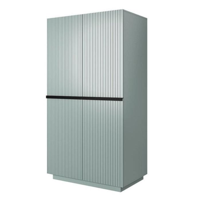 Skapis AUSTIN ar atvilktņas melns 100/207/62 debesjums zils - N1 Home