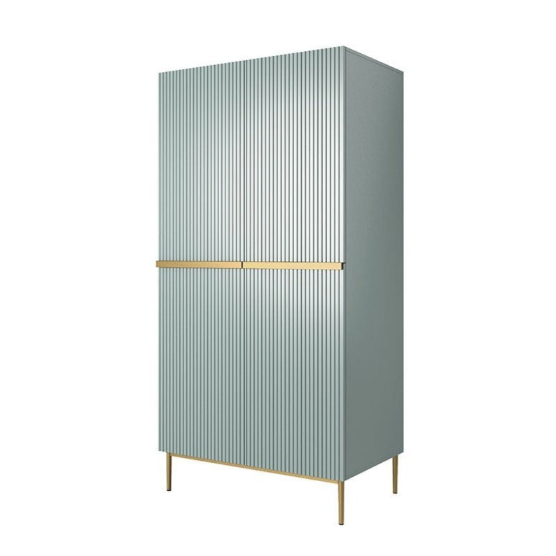 Skapis AUSTIN ar atvilktņas zelta 100/220/62 debesjums zils - N1 Home