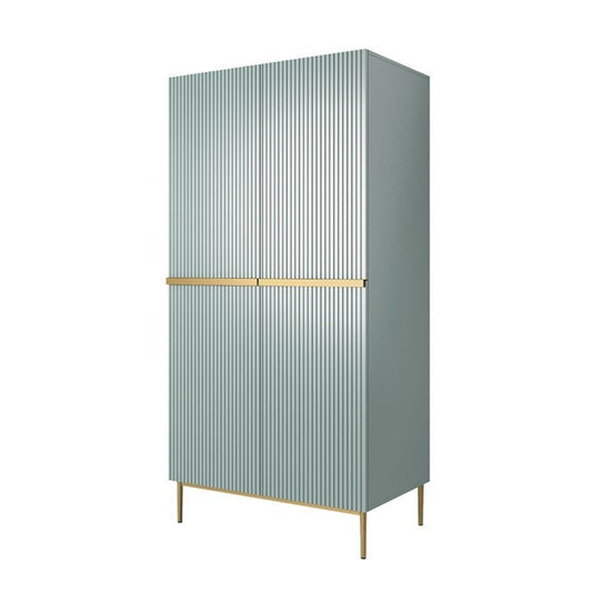 Skapis AUSTIN ar atvilktņas zelta 100/220/62 debesjums zils - N1 Home