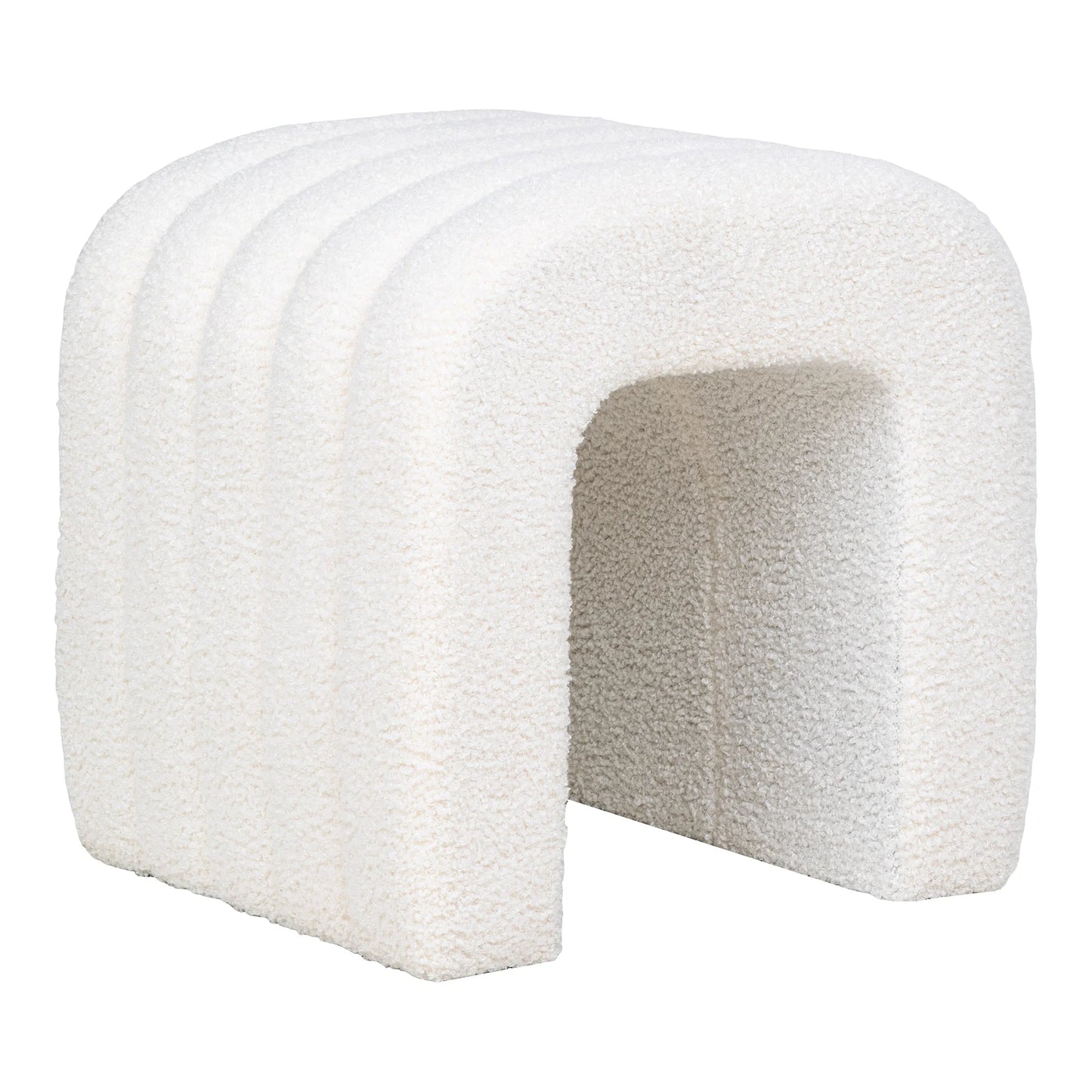 Pufs Colmi 42/41/36 cm balts