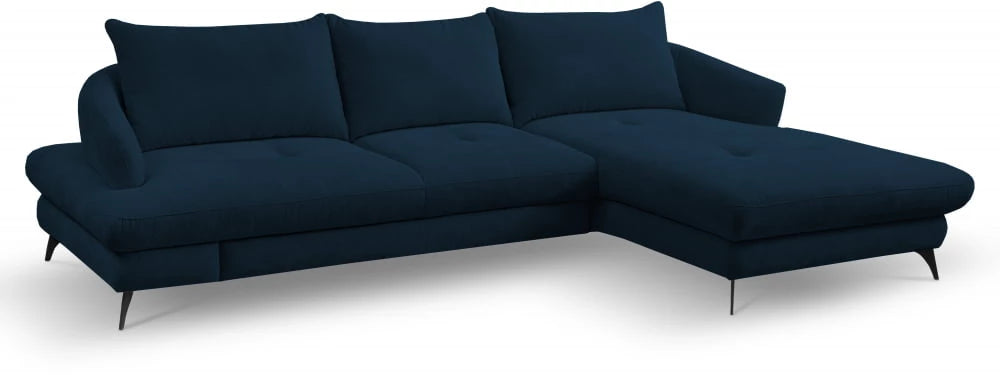 Dīvāns Futo 292/180/72 cm tumši zils - N1 Home