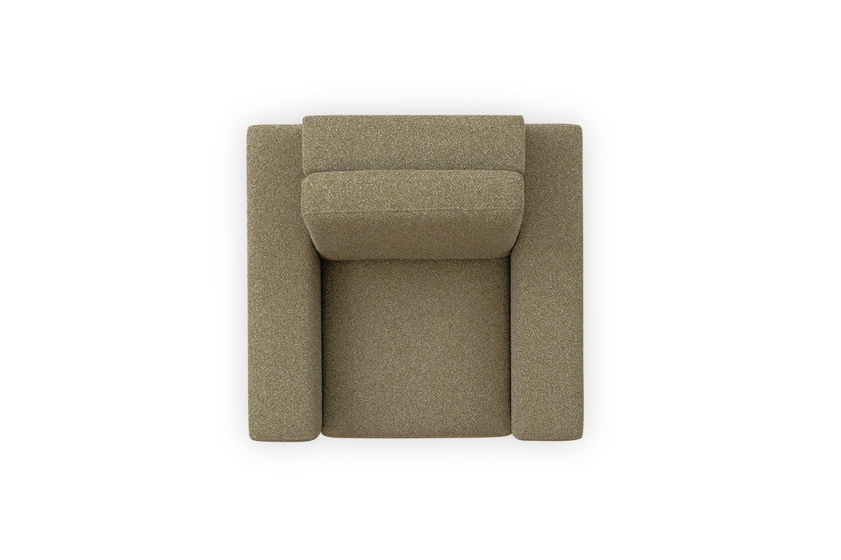 Krēsls MILANO 102/83/94 pelēks-zaļs - N1 Home