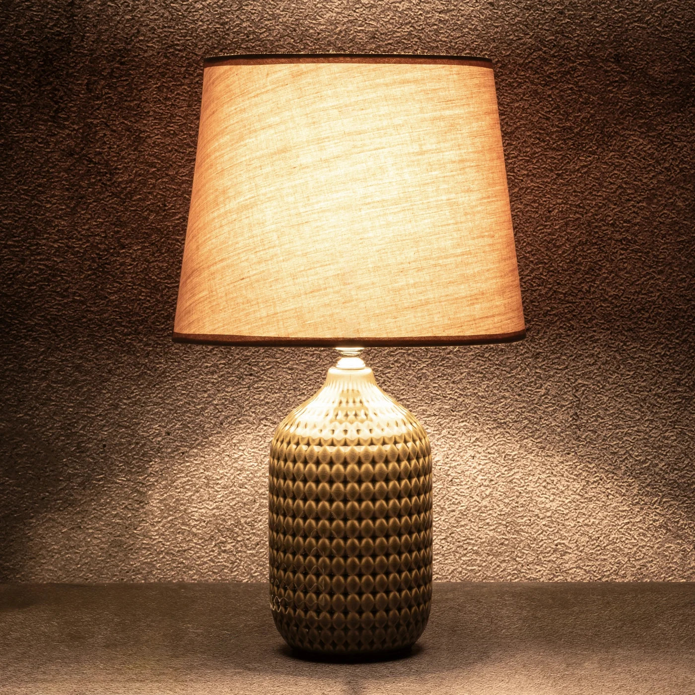 Galda lampa Tal 25/43 cm bēšs - N1 Home