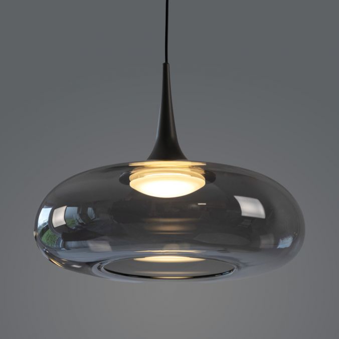 Piekaramā lampa POSH 200/22/22 cm melns