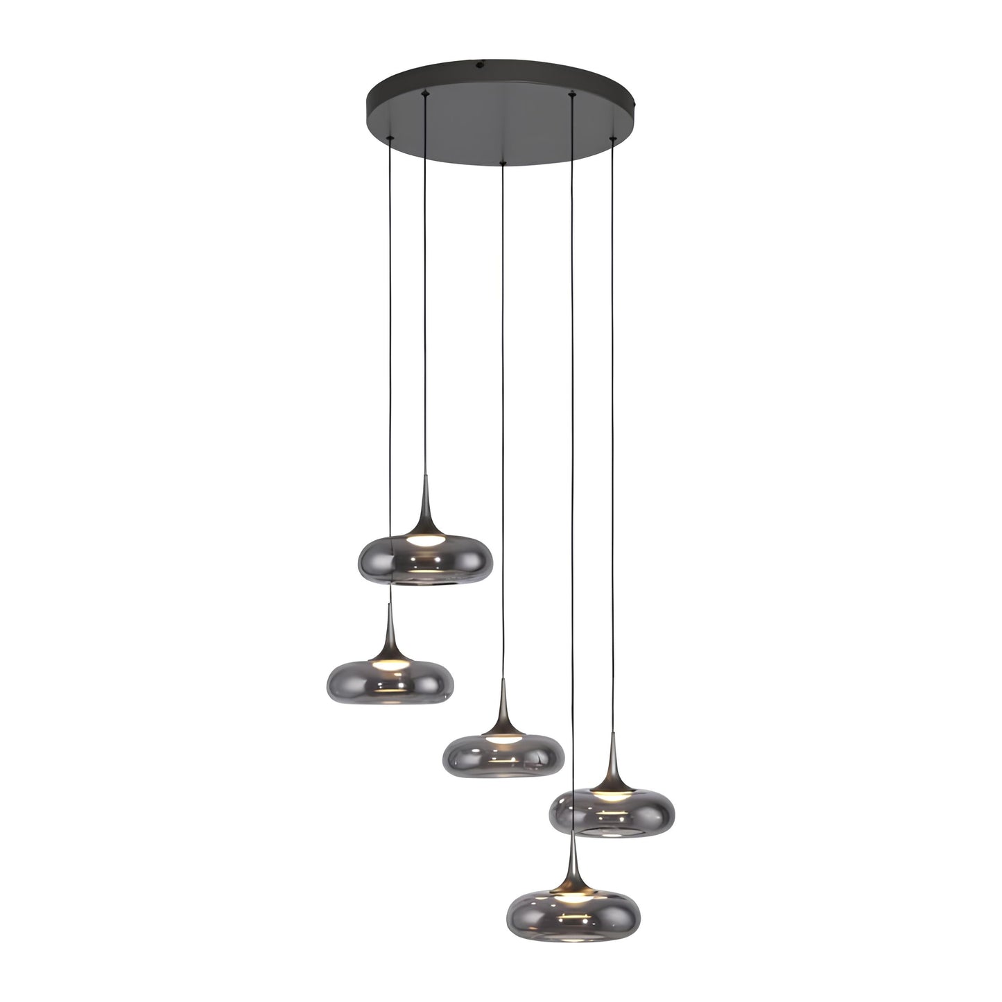 Piekaramā lampa POSH 200/62/62 cm melns