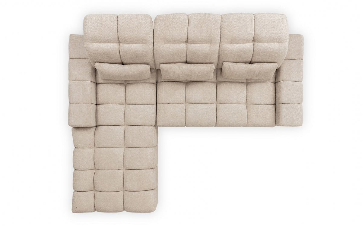 Dīvāns MARSEILLE kreisā puse 267/107/205 cm - N1 Home