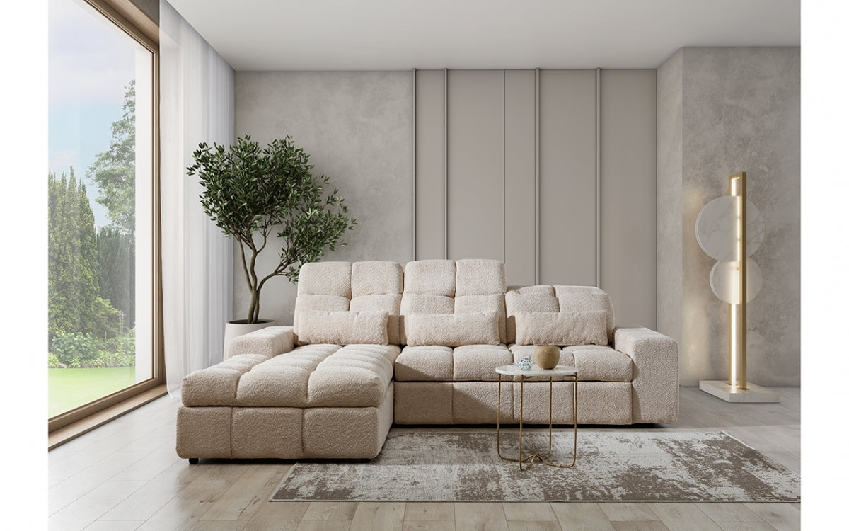 Dīvāns MARSEILLE kreisā puse 267/107/205 cm - N1 Home