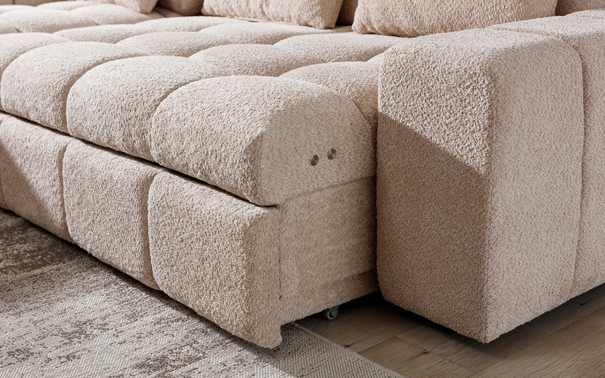 Dīvāns MARSEILLE kreisā puse 267/107/205 cm - N1 Home