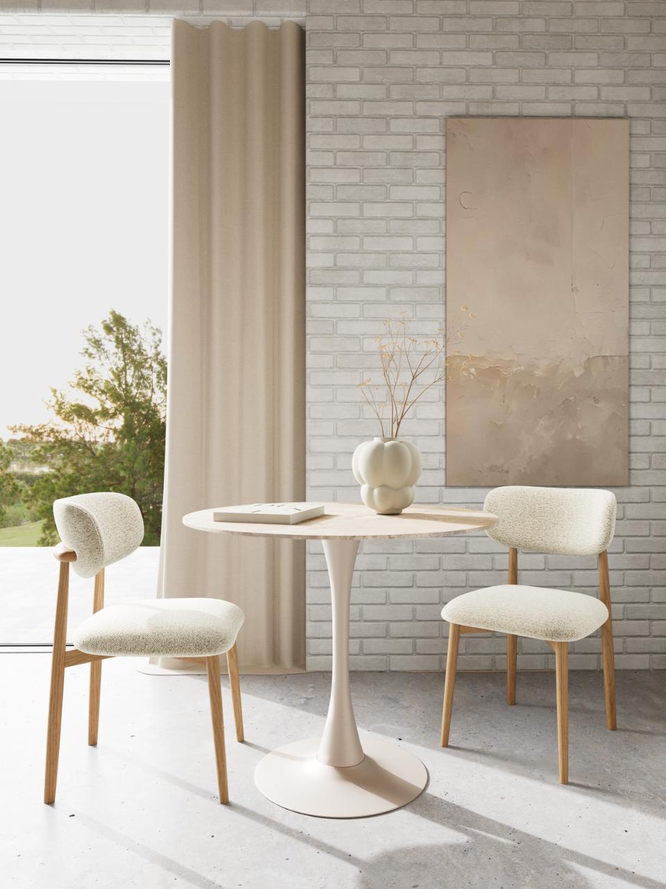 Krēsls Abis 45/51/79 cm Cona fabric beige 1