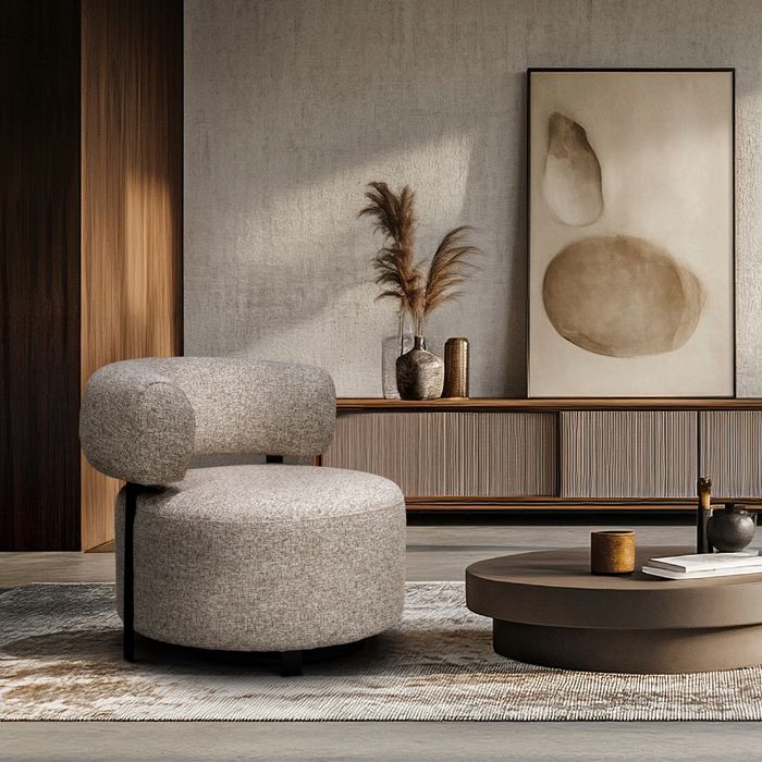 Krēsls Aston Befame 88/87/74 cm tumši pelēks - N1 Home