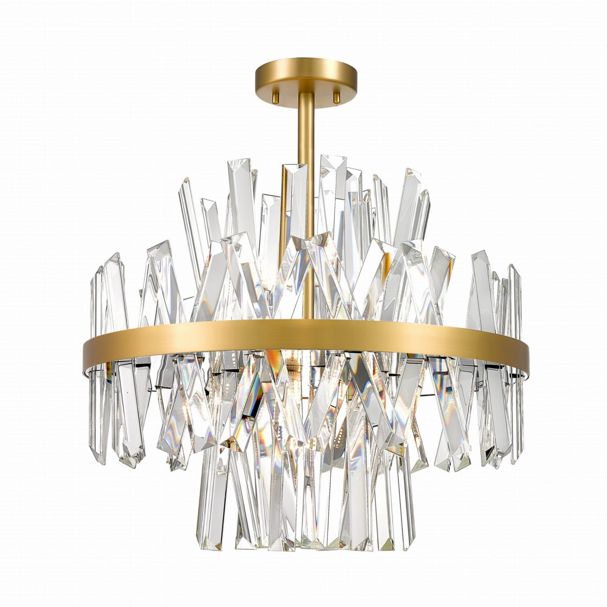 Griestu lampa Istanbul 51/50/50 cm zelts - N1 Home