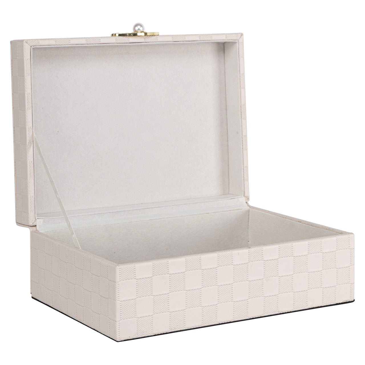 Uzglabāšanas kaste Bless L 10/24,5/17,5 cm ivory