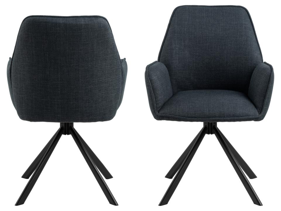 Krēsls Glens 61/63/88 cm antracīts - N1 Home