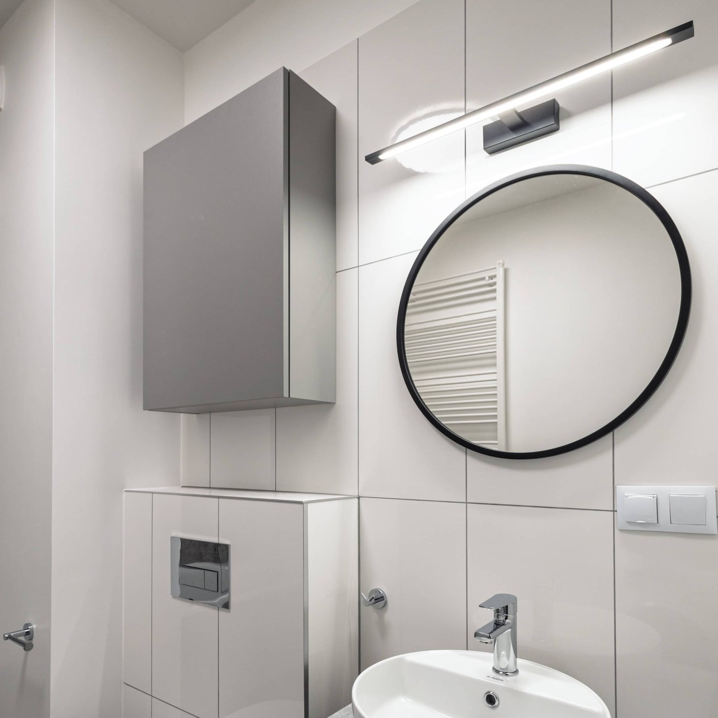 Sienas lampa Galy 620 × 135 × 50 mm melns - N1 Home