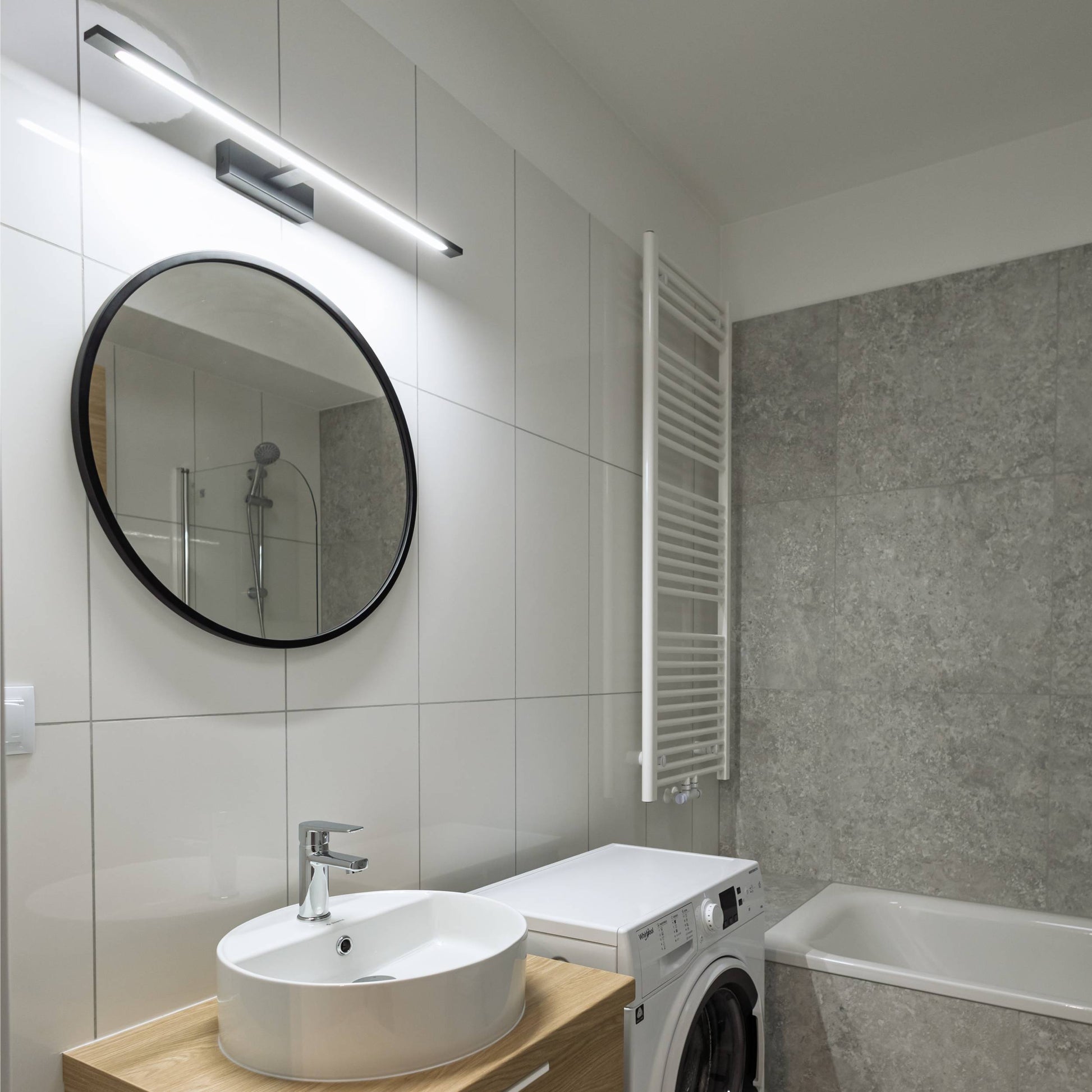 Sienas lampa Galy 620 × 135 × 50 mm melns - N1 Home