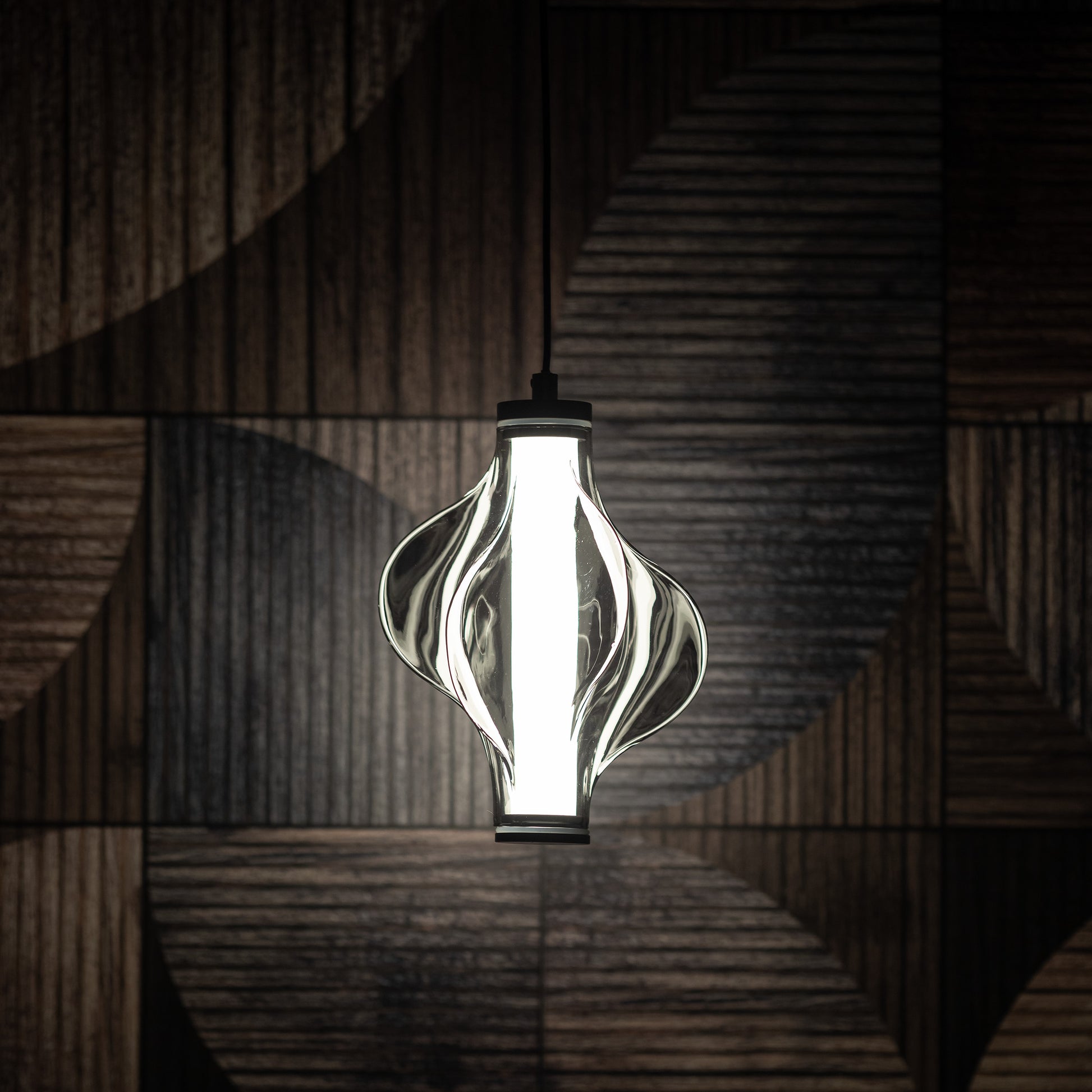 LED piekaramā lampa Elvis 8W 18/18/160 cm melns - N1 Home