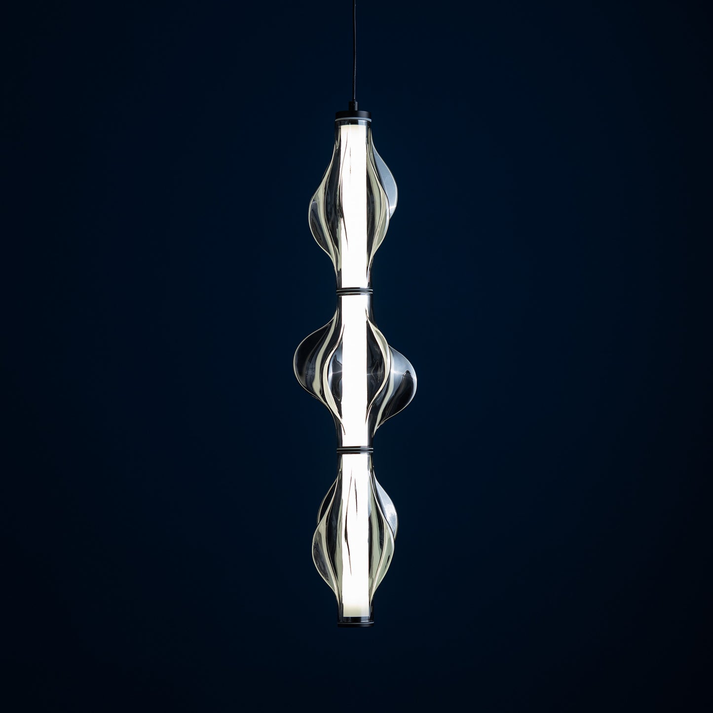 LED piekaramā lampa Elvis 22W 18/18/210 cm melns - N1 Home