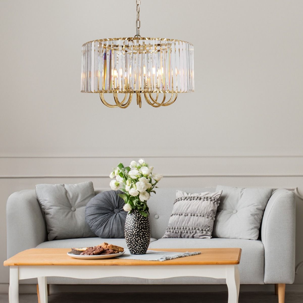 Piekaramā lampa Parizi 95/40/40 cm zelts - N1 Home