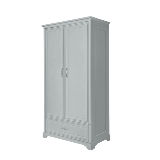 Skapis 2 d Melia 180cm x 98cm x 53cm pelēks - N1 Home