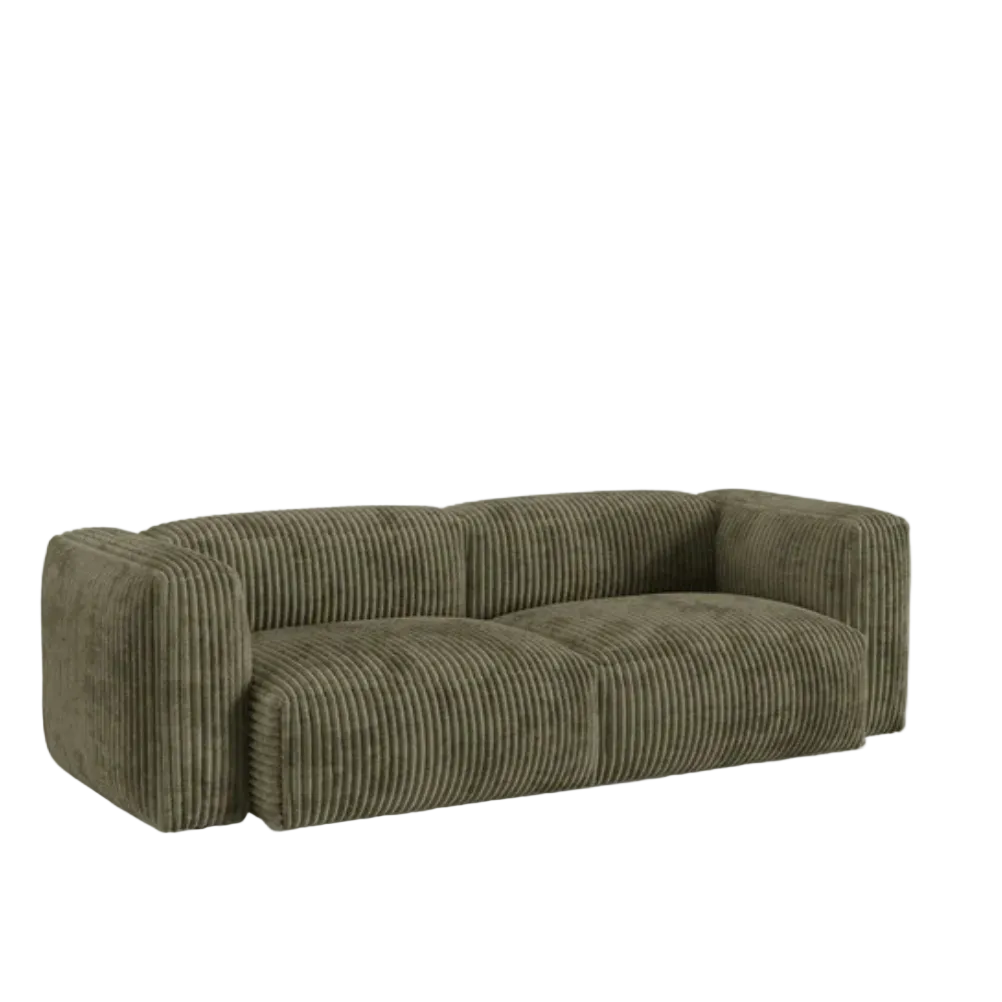 Dīvāns Martina Micadoni 106/90/240 cm Corduroy (Til37) Moss green