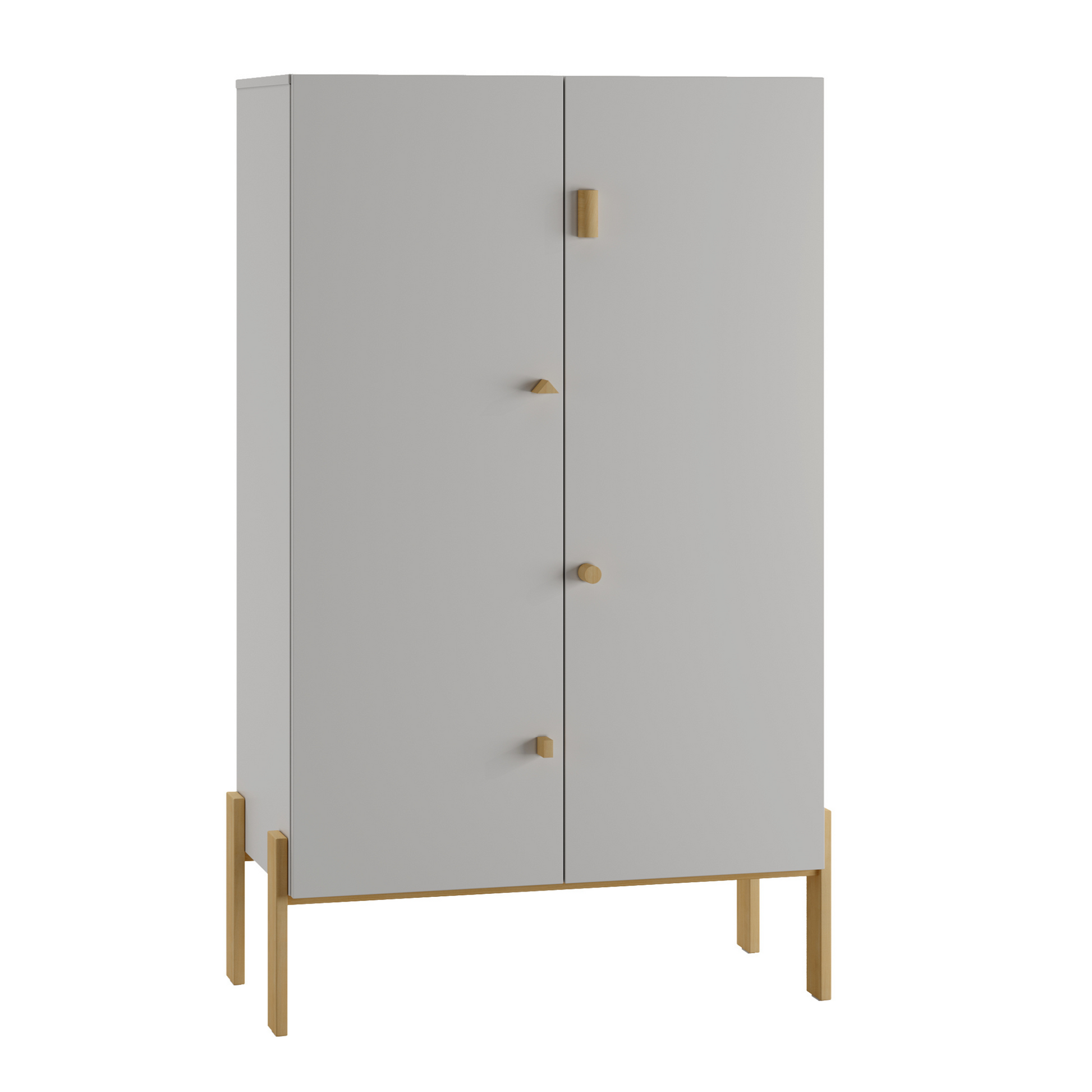 2 durvju skapis ARTY 51/105/157 cm melamīns - N1 Home