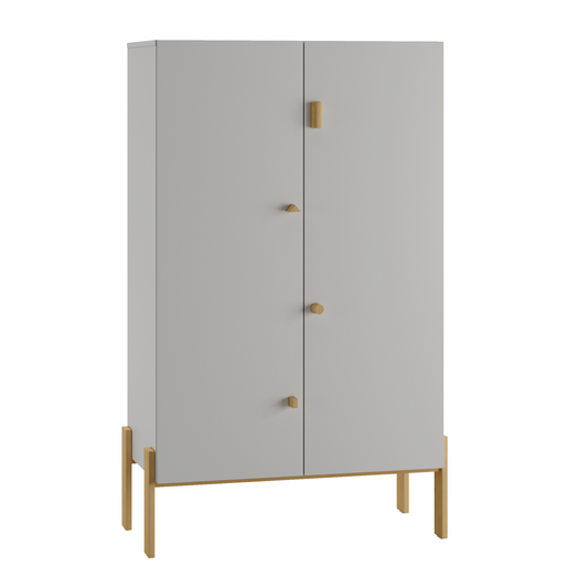 2 durvju skapis ARTY 51/105/157 cm melamīns - N1 Home