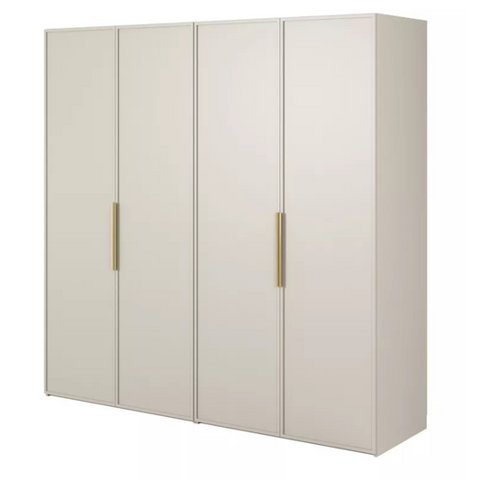 MEFRA Četrdurvju skapis 200 cm, pelēks bēšs - N1 Home