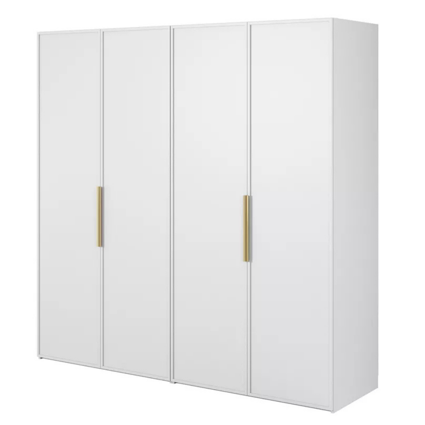 MEFRA Četrdurvju skapis 200 cm, balts - N1 Home