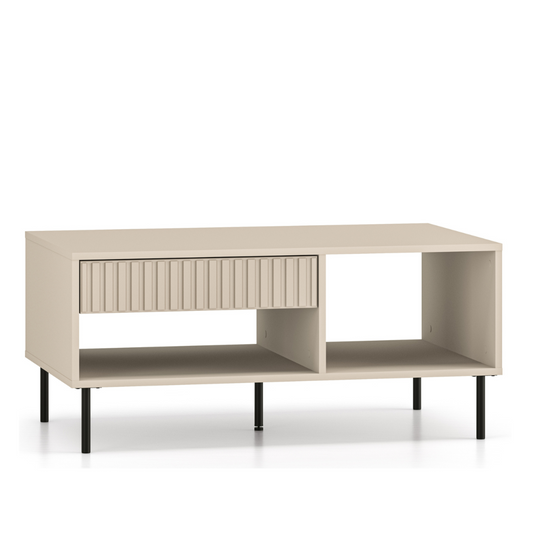Kafijas galds Galeto 48/100/60 cm bēšs - N1 Home