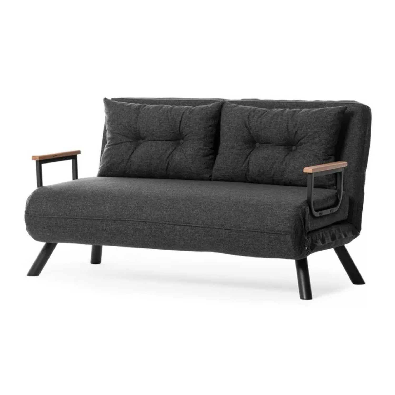 MARTAL Divvietīgs dīvāns, grafīta - N1 Home