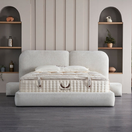 Gulta Hele 160/180/200 x 200 cm krēms - N1 Home