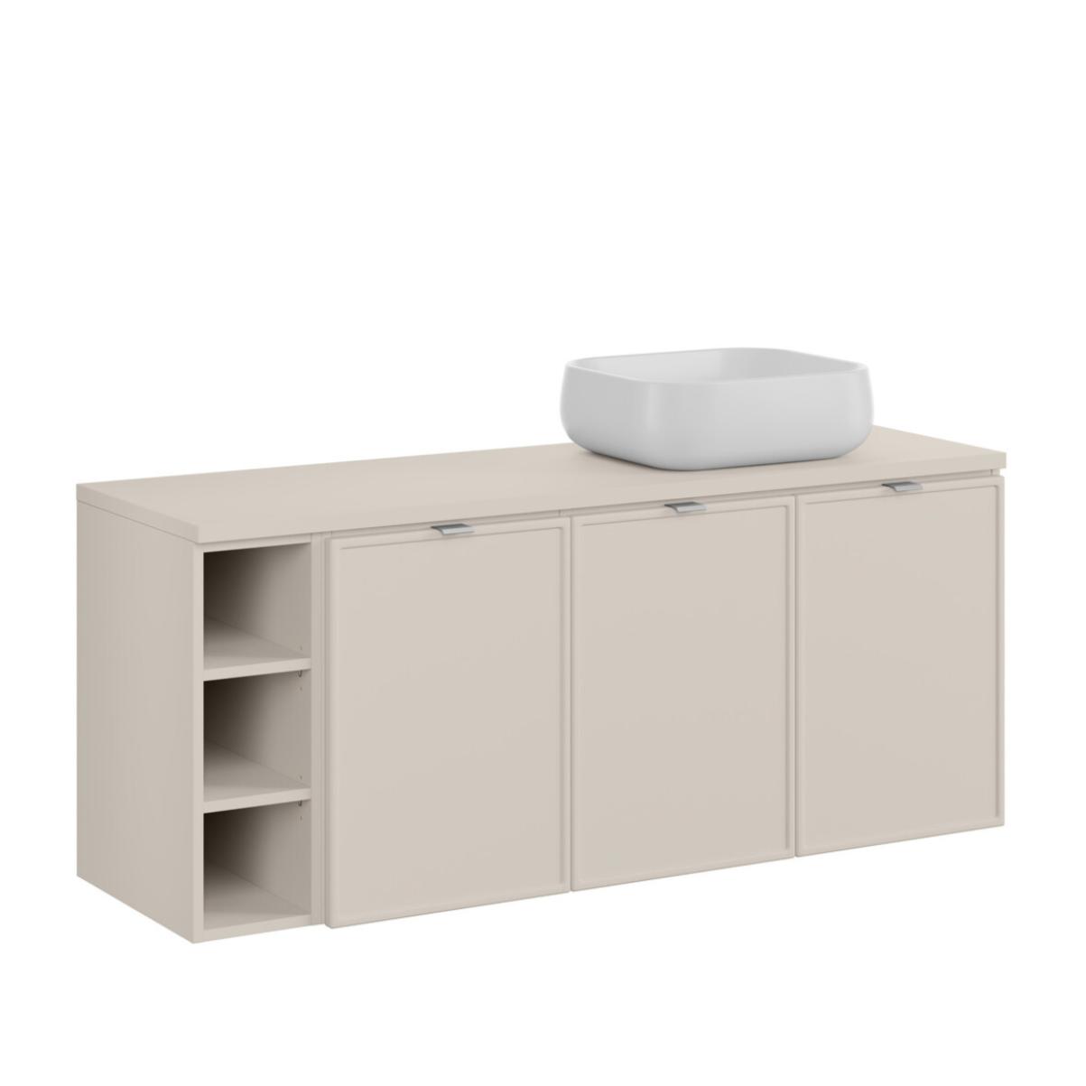 Vannas istabas mēbeļu komplekts Bell M 140 cm kašmirs - N1 Home