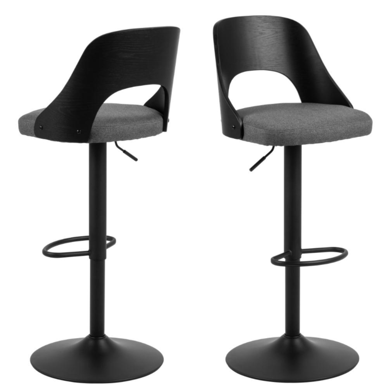 Bāra krēsls Luc 47/50,5/113 cm tumši pelēks - N1 Home